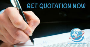 get quotation from logistic company
